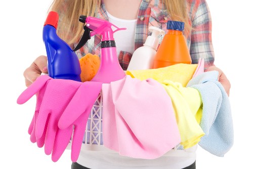 Professional upholstery cleaning in a Farringdon home interior