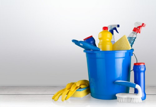 Cleaner using safe handling and protective practices